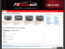 Tablet Screenshot of nawabmotors.net